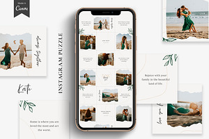 Canva Instagram Feed Template - Kate