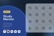 Study Mentor Icon, an Outline Icon by Nathaya Studio (Thumbnail 1 of 2)