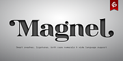 Magnel, a Serif Font by Eimantas Paskonis (Thumbnail 1 of 6)