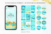 Celestial Landscape Abstract Creator, a Texture Illustration by Julie&Taily (Thumbnail 13 of 25)