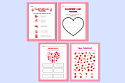 Valentine’s Day Activity Book, a Stationery Template by Shumaya (Thumbnail 4 of 4)