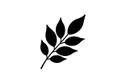 Botanical Leaf Silhouette Bundle, an Illustration by yasushie (Thumbnail 47 of 51)