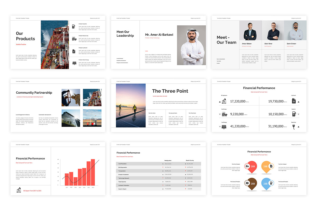 Zayt Oil & Gas Powerpoint Template, a Presentation Template by kylyman (Photo 4 of 5)