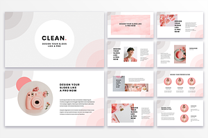 Clean Pink Powerpoint