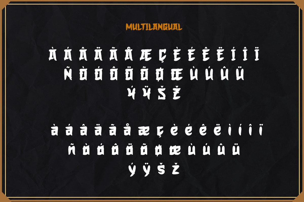 HOGATA - Japanese style font, a Font by twinstd (Photo 8 of 10)
