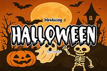 HALLOWEEN - Spooky Dripping Font