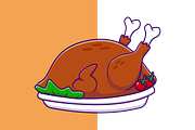 Grilled Chicken With Tomato, a Food Illustration by Artstorystudio (Thumbnail 2 of 3)