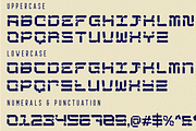 Shaped Spaces - Futuristic Font, a Sans Serif Font by 177Studio (Thumbnail 8 of 8)