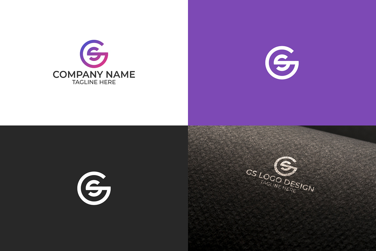 GS Logo Design, a Branding & Logo Template by GranzCreative