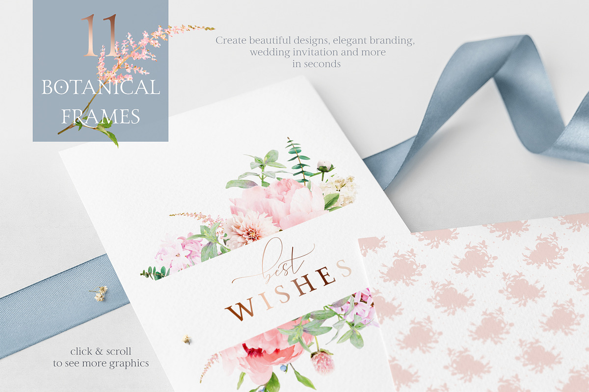 Watercolor Botanical set, an Illustration by TL Design (Photo 6 of 14)