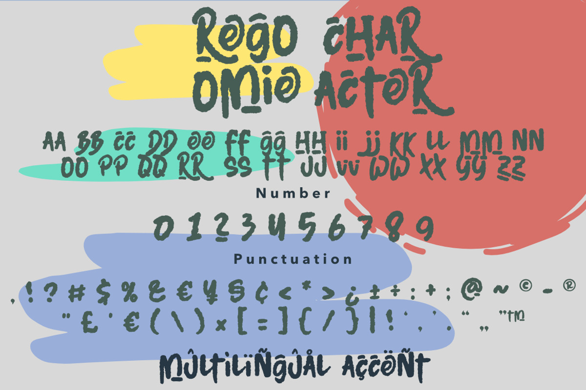 Regoomie – Doodly Display Font, a Handwritten Font by Bayuktx (Photo 10 of 10)