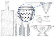 Cutlery Utensils Vector Illustration, a Food Illustration by Lubov Illustrations Shop (Thumbnail 5 of 7)