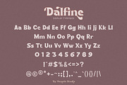 Dalfine Classic font, a Serif Font by Penatic Studio (Thumbnail 8 of 8)