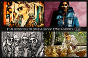 12 Photo Effect Templates, a Layer Style Add-On by iDoodle Studio (Thumbnail 5 of 6)