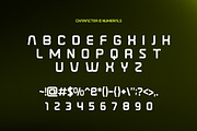 Asterion Futuristic Sans Serif Font, a Sans Serif Font by Vadovastd (Thumbnail 2 of 7)