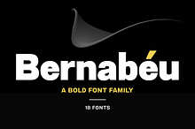 Bernabeu - A Bold Font