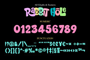 Rabbit Hole, a Sans Serif Font by BBtypeStudios (Thumbnail 14 of 16)