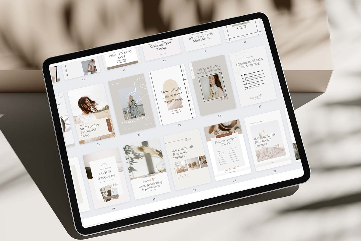 Pinterest Pin Templates for Canva, a Social Media Template by Tabitha Emma (Photo 10 of 10)