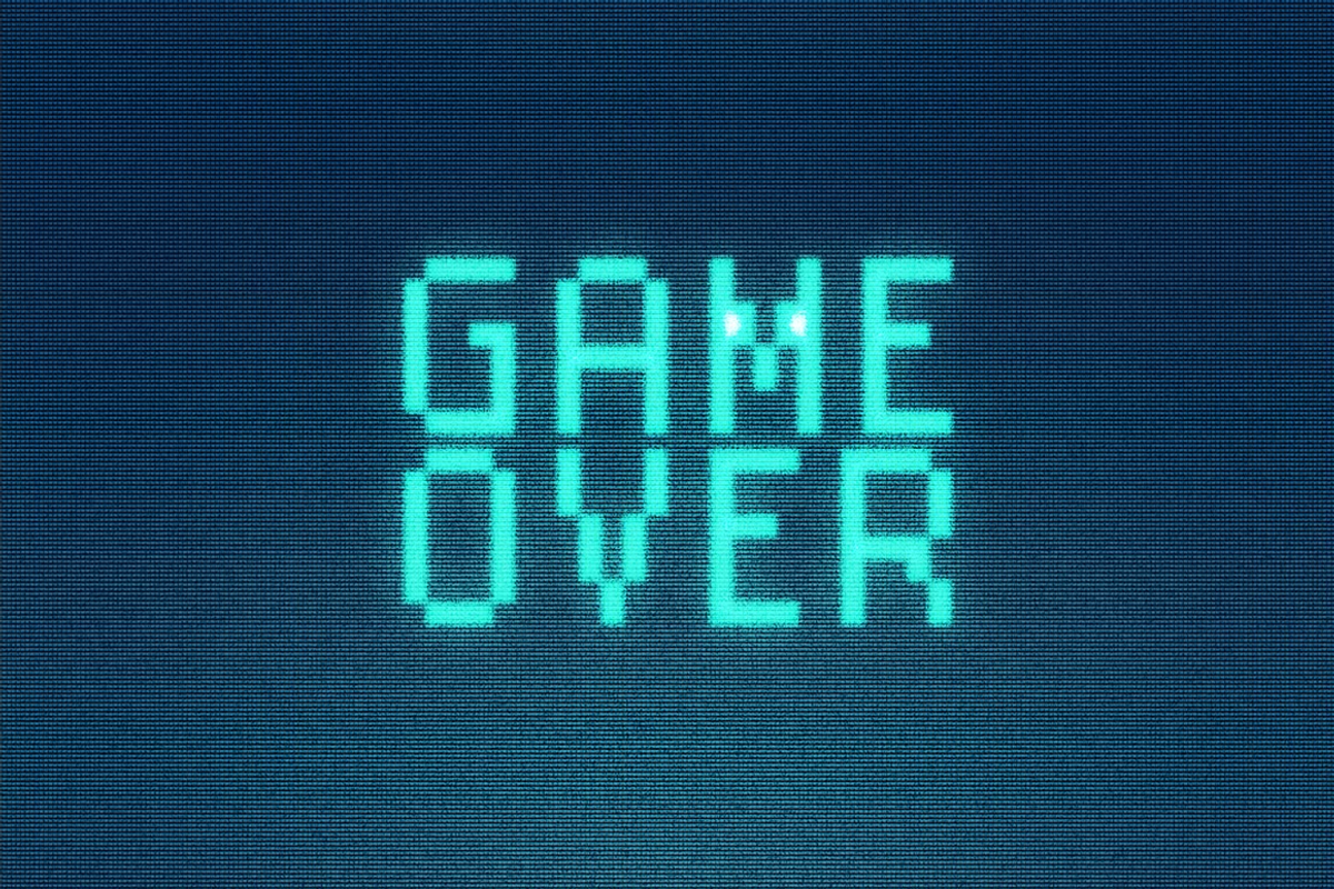 Retro Monitor Game Neon Text Effect, a Background Graphic by Xtrahive (Photo 3 of 3)