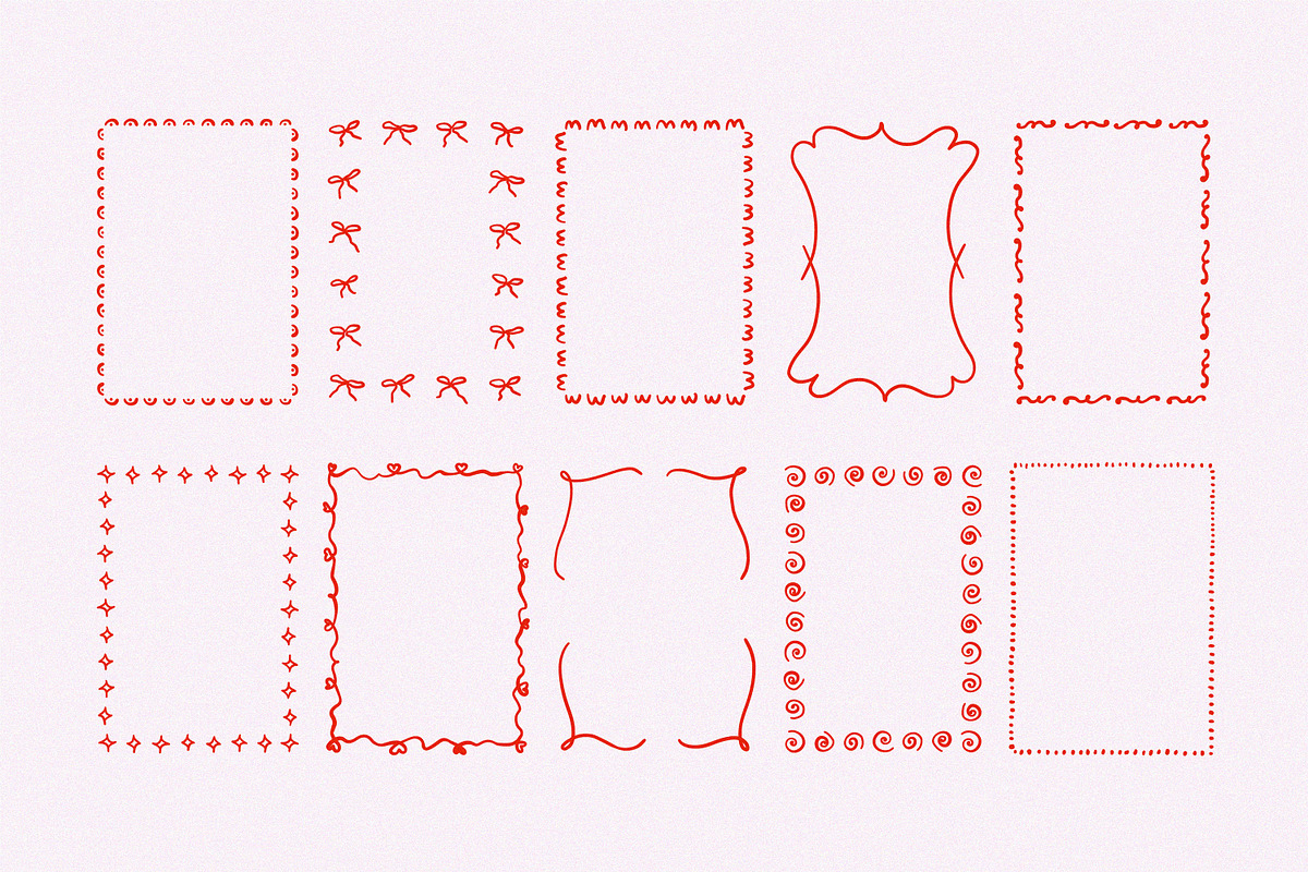 Whimsical Frames, Clip Art, Patterns, an Object Graphic by Leila Divine (Photo 6 of 17)