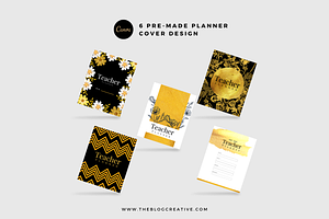 Teacher Planner Template, Canva