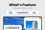 Lorimas - Hotel Booking Google Slide, a Presentation Template by SquidPixey (Thumbnail 2 of 6)