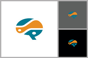 Abstract Creative Brain Logo, a Branding & Logo Template by quadrazo