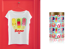 Patterns Kawaii Ice Cream & Sweets