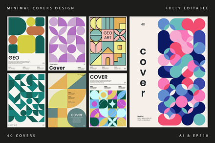Minimalist Covers Design - Vol.1