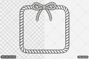 Bow Frame SVG PNG Bundle, an Illustration by Actual Pixel (Thumbnail 11 of 19)