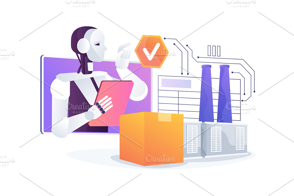 AI-Streamlined Compliance abstract, a Technology Illustration by Visual Generation