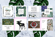 Botanical Social Media Pack, a Templates & Theme by RedRiver Studio (Thumbnail 2 of 12)