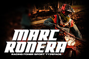 Racing Foner Bold Sport Font Series, a Font by Multype Studio (Thumbnail 4 of 9)
