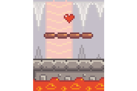 Life heart above unstable platform, an Illustration by TopVector