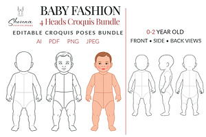 Baby Fashion Croquis Bundle