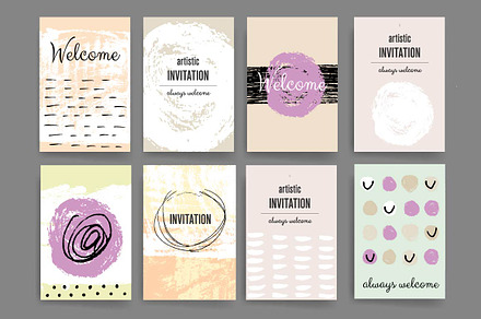 Invitation cards.