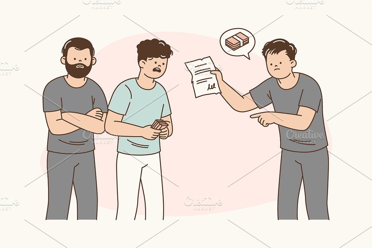 Breaking the Debt Trap Illustration, an Object Graphic by Jump Studio (Photo 5 of 12)