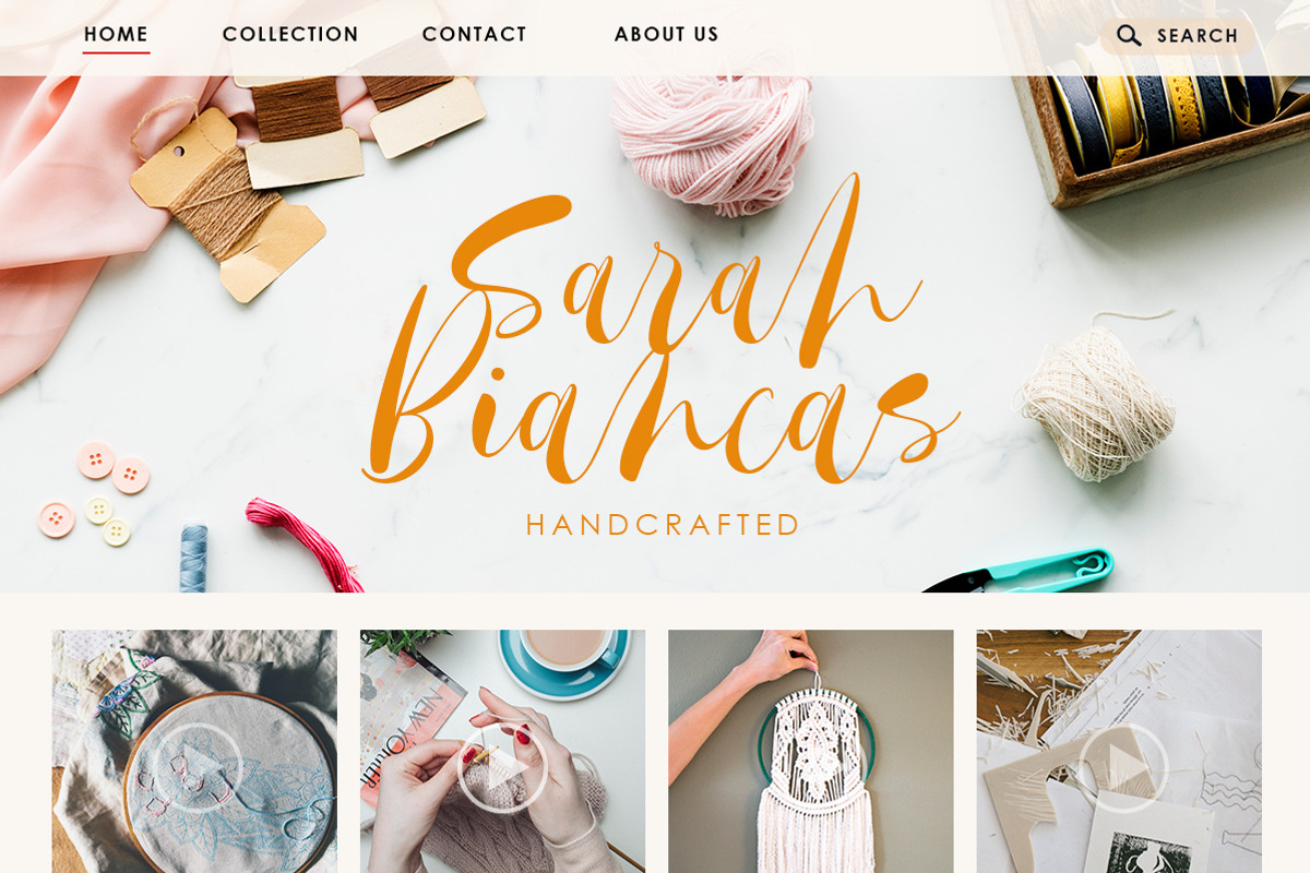 Sailritme - Handwritten Script, a Script Font by Littlehand (Photo 7 of 9)