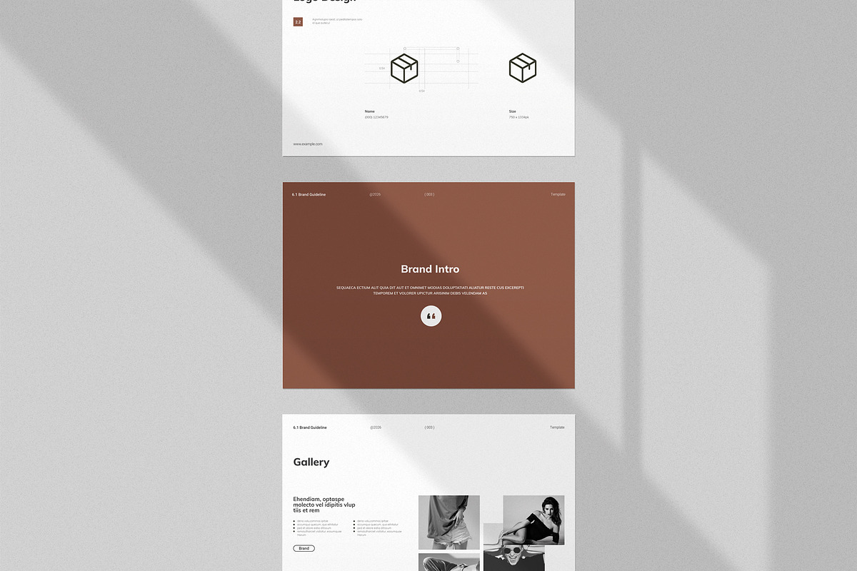 Brand Guidelines Template, a Brochure Template by metastudio38 (Photo 8 of 10)