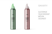 Metallic cosmetic bottle mockup, a Packaging Mockup by Smarty Mockups (Thumbnail 3 of 5)