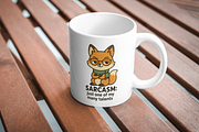 Funny Sly Fox Sublimation, an Animal Illustration by Smillyy Threads (Thumbnail 3 of 6)