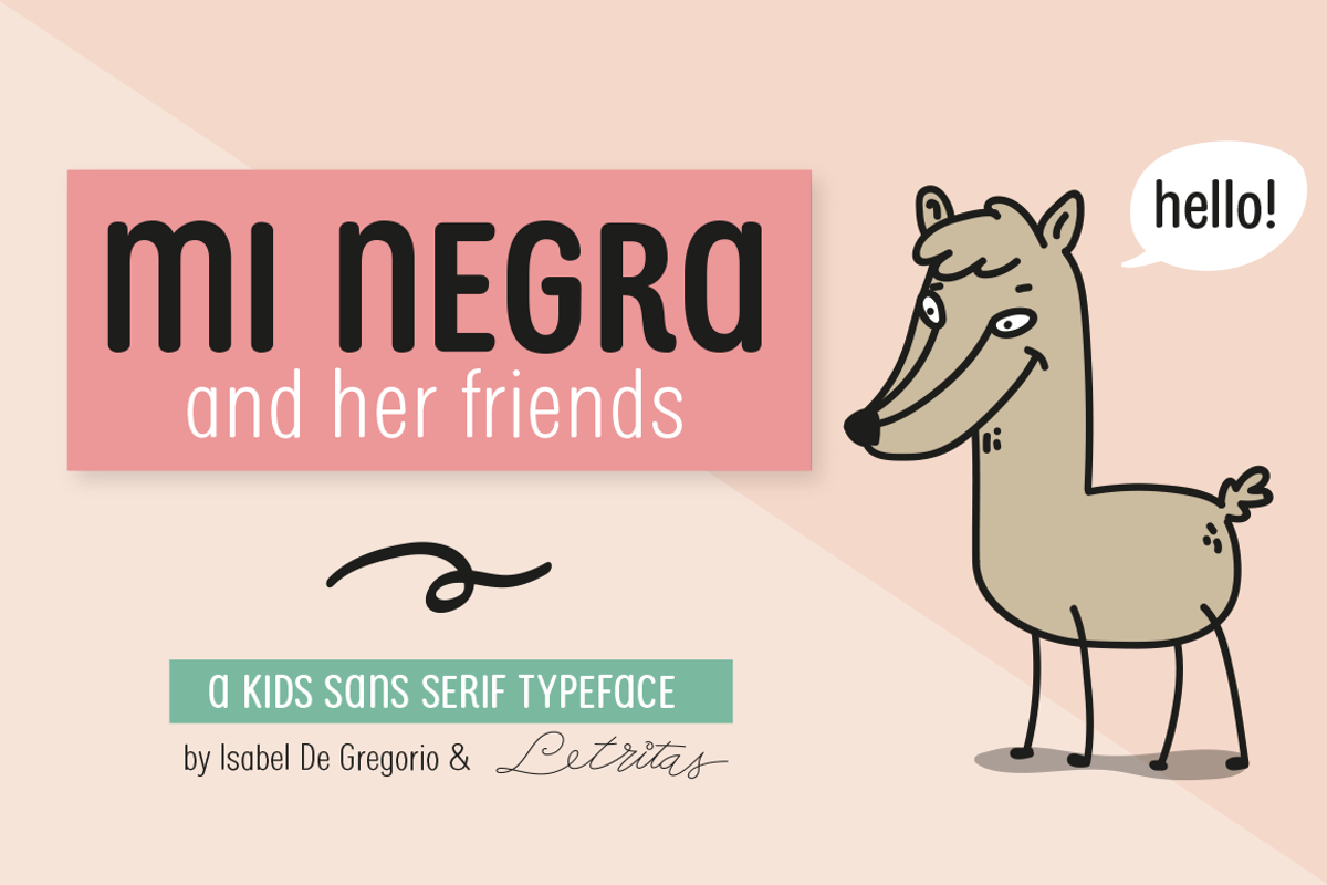 Mi Negra, a Sans Serif Font by Letritas (Photo 1 of 8)