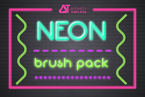 Neon Brush Pack Affinity Designer