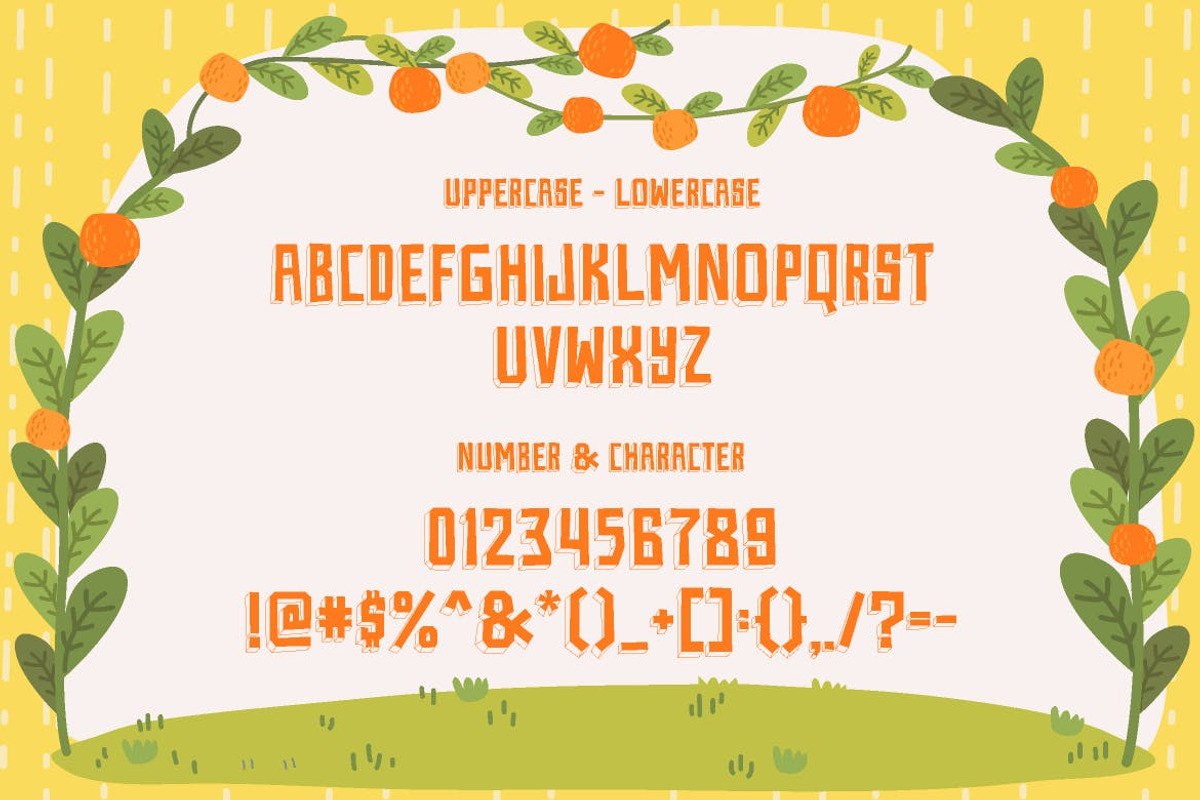 Tree D Wannabe - Kids Font, a Font by tokokoo (Photo 9 of 11)