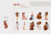 Maternity Art Collection, a Person Illustration by elena.sevrina (Thumbnail 4 of 12)