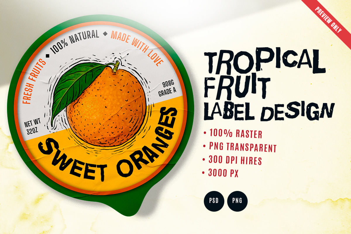 Tropical Fruit Illustration, an Object Graphic by RMPL.std (Photo 3 of 4)