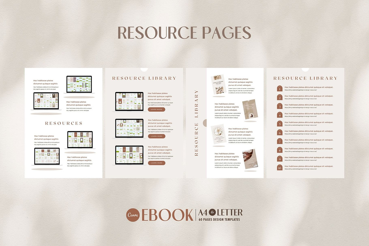 eBook PDF Templates Canva Shadow, a Magazine Template by Keikoya (Photo 16 of 18)