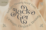 Jackger Beauty Serif, a Font by AuthenType (Thumbnail 1 of 10)