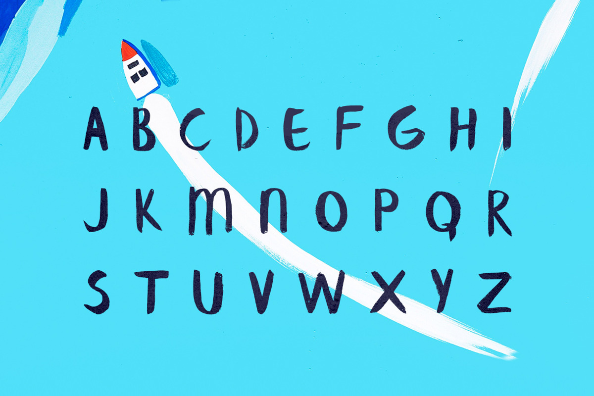 Banaue Extended Brush Font preview 3