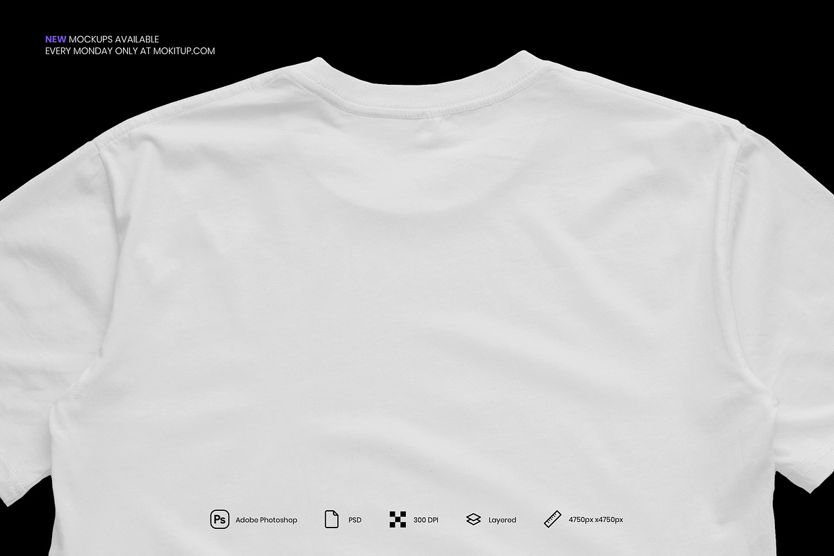 MOKITUP: Pocket T-Shirt 002 Mockup, a Hoody Mockup by MOKITUP (Photo 4 of 4)